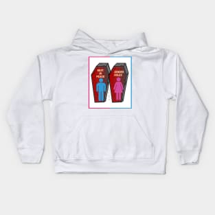 Gender Roles are Dead | RIP Gender Roles | Rest in Peace Gender Roles Kids Hoodie